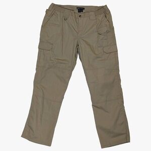 5.11 Tactical Pants Rip Stop 18 Reg Tan Taclite Pro Cargo Work Performance 64360